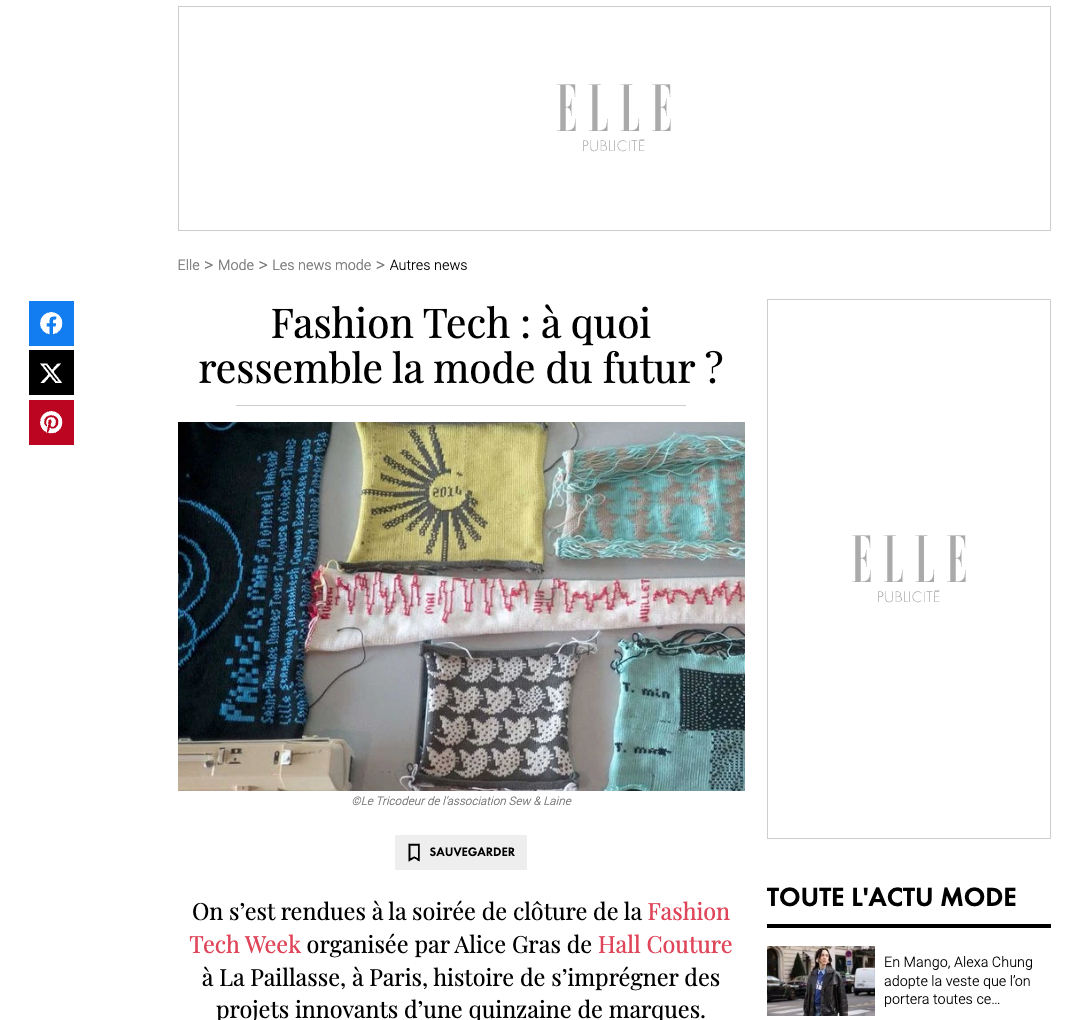 Elle - Fashion Tech